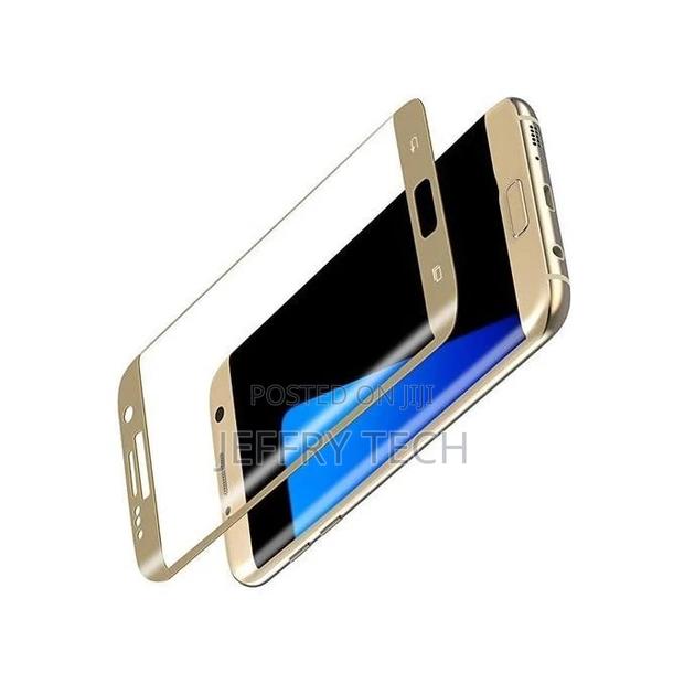 Samsung Galaxy S7 Edge Glass Protector - GOLD - thumbnail 2