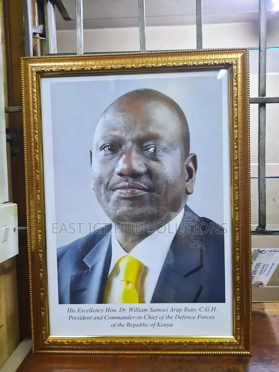 New President Potraits, Kenyan President Framed Portrait A4