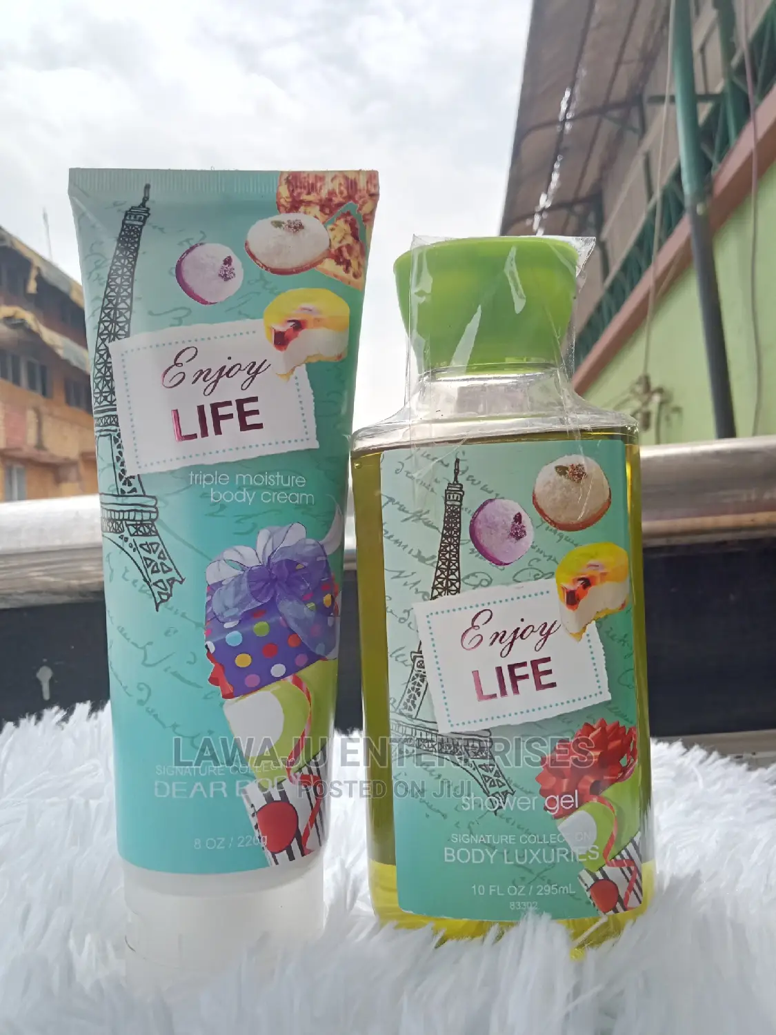 Enjoy Life 2in1 Set(Shower Gel Body Cream)Scent Fragrance