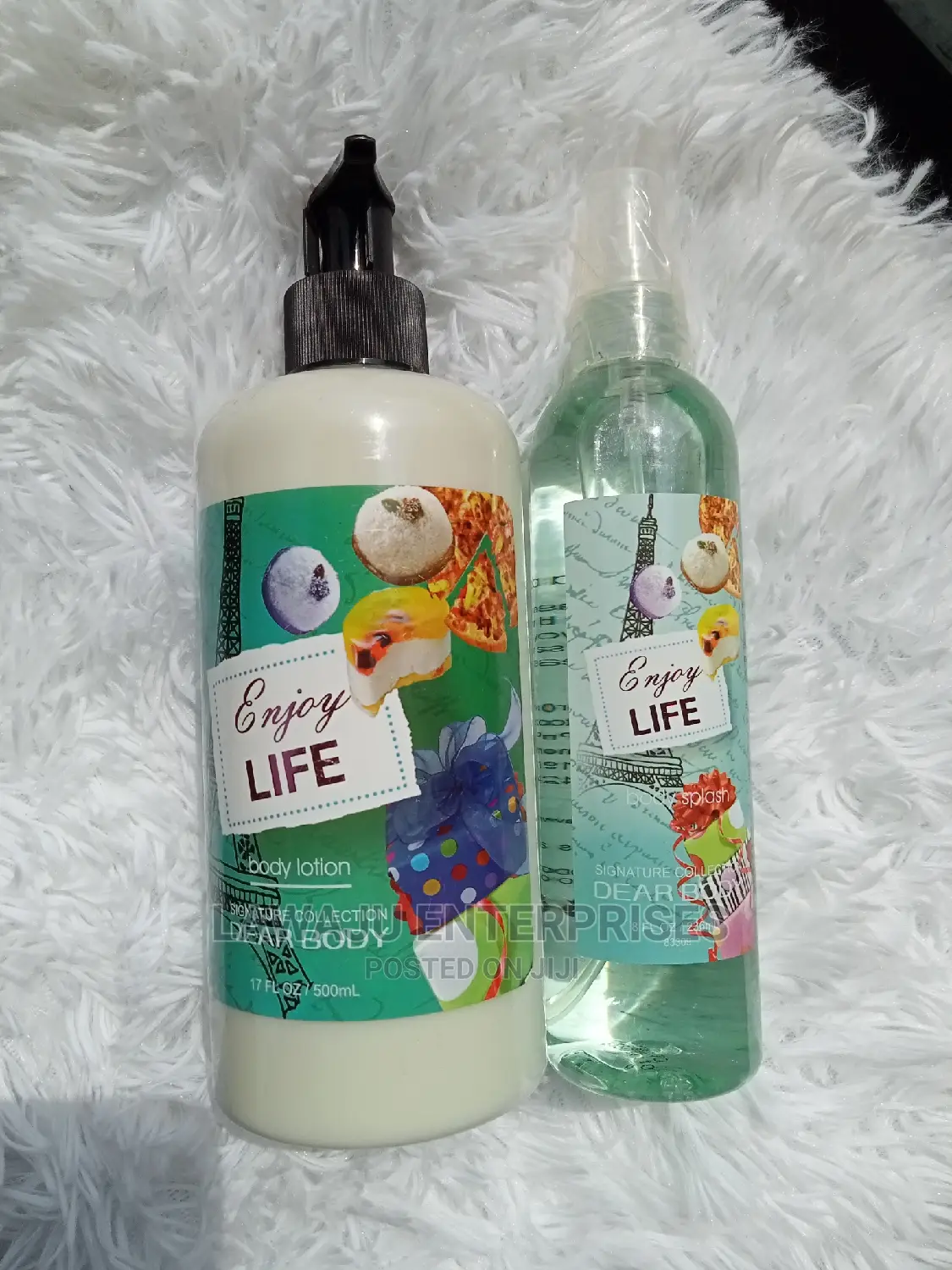 Enjoy Life 2in1 Set(Body Spray + Body Lotion)Scent Fragrance