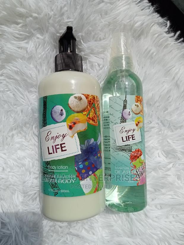 Enjoy Life 2in1 Set(Body Spray + Body Lotion)Scent Fragrance