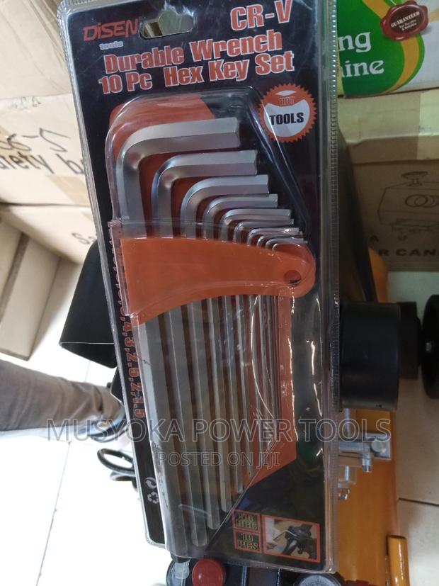 Generic Hex Allen Key Wrench Set9pcs - main view