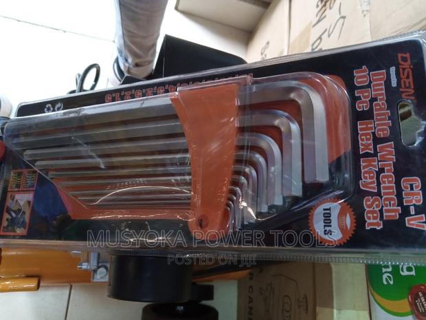 Generic Hex Allen Key Wrench Set9pcs - thumbnail 3