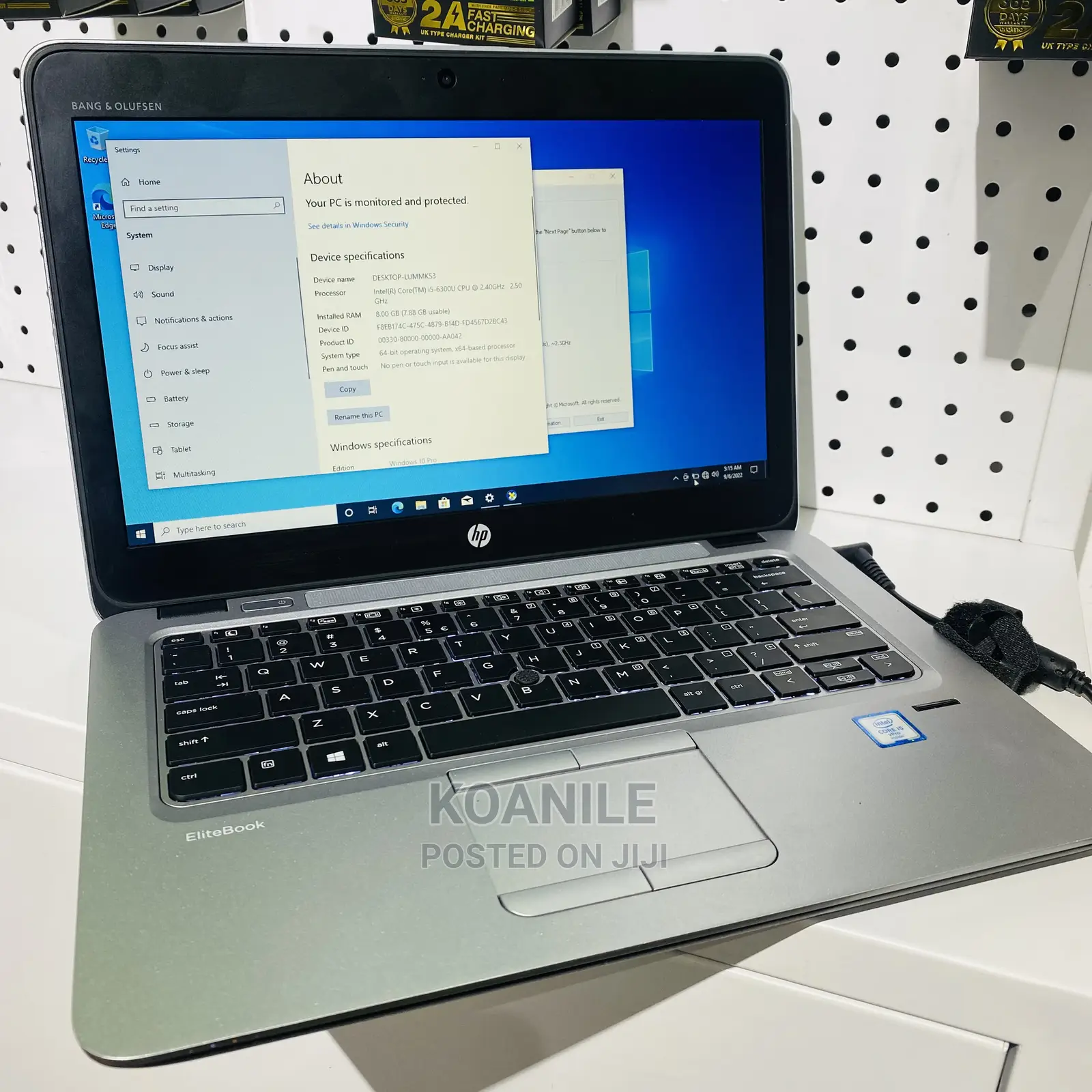 Laptop HP EliteBook 820 G3 8GB Intel Core I5 SSD 256GB
