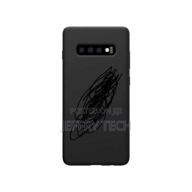 Samsung Galaxy S10 Silicone Back Case - Black - thumbnail 2