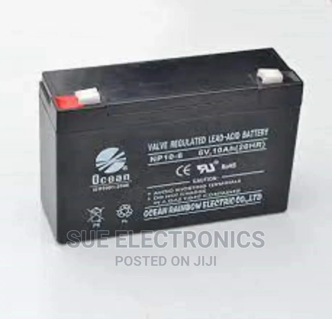 6v 7ah Sealed Lead Acid, Maintenance Free Battery