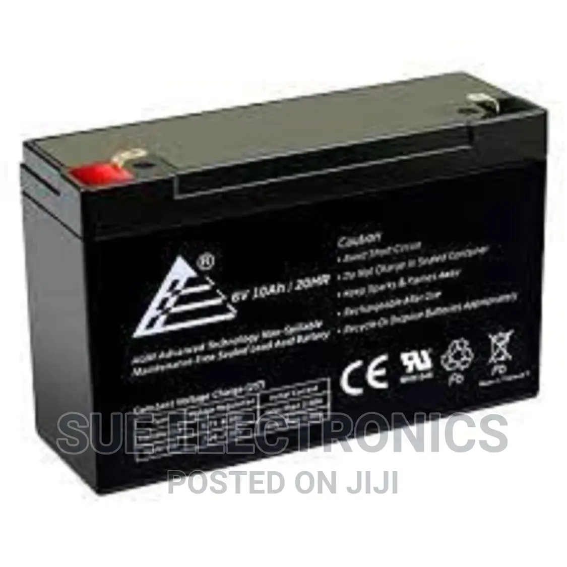 6v 10ah Lead Acid Battery Vrla Rechargeable Battery