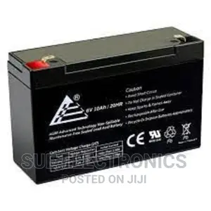 6v 10ah Lead Acid Battery Vrla Rechargeable Battery
