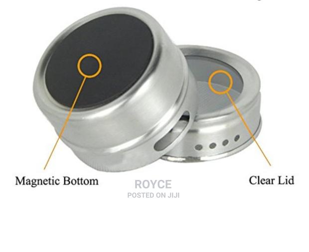 6pc Magnetic Spice Rack - thumbnail 4