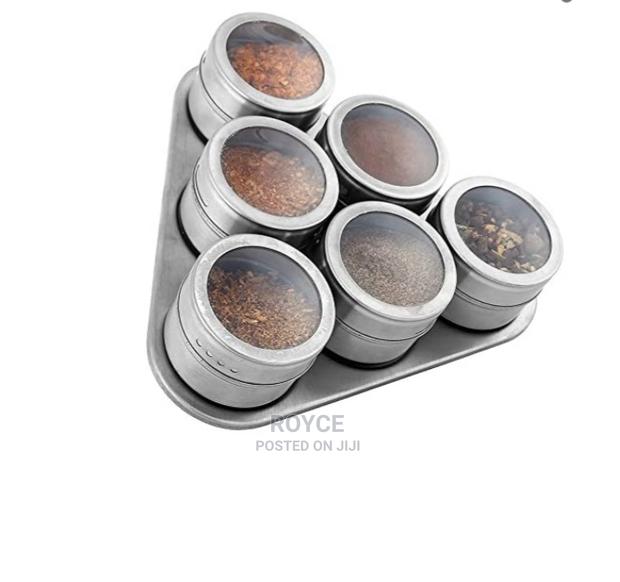 6pc Magnetic Spice Rack - thumbnail 5