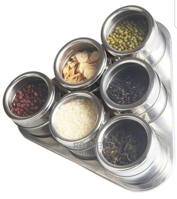 6pc Magnetic Spice Rack - thumbnail 6