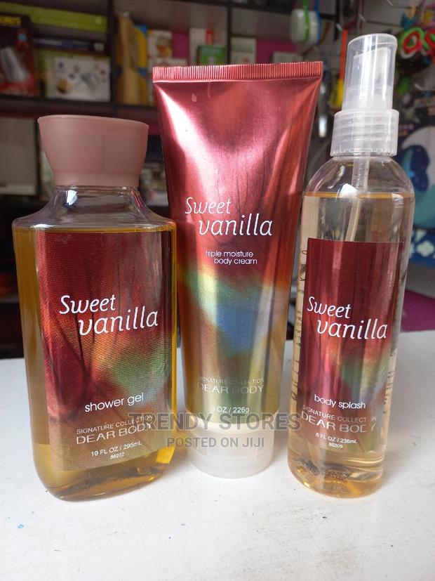 Sweet Vanilla- Body Cream ,Splash and Shower Gel