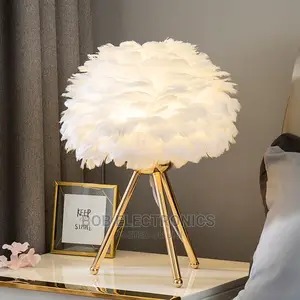 Bedside Warm Feather Lamp