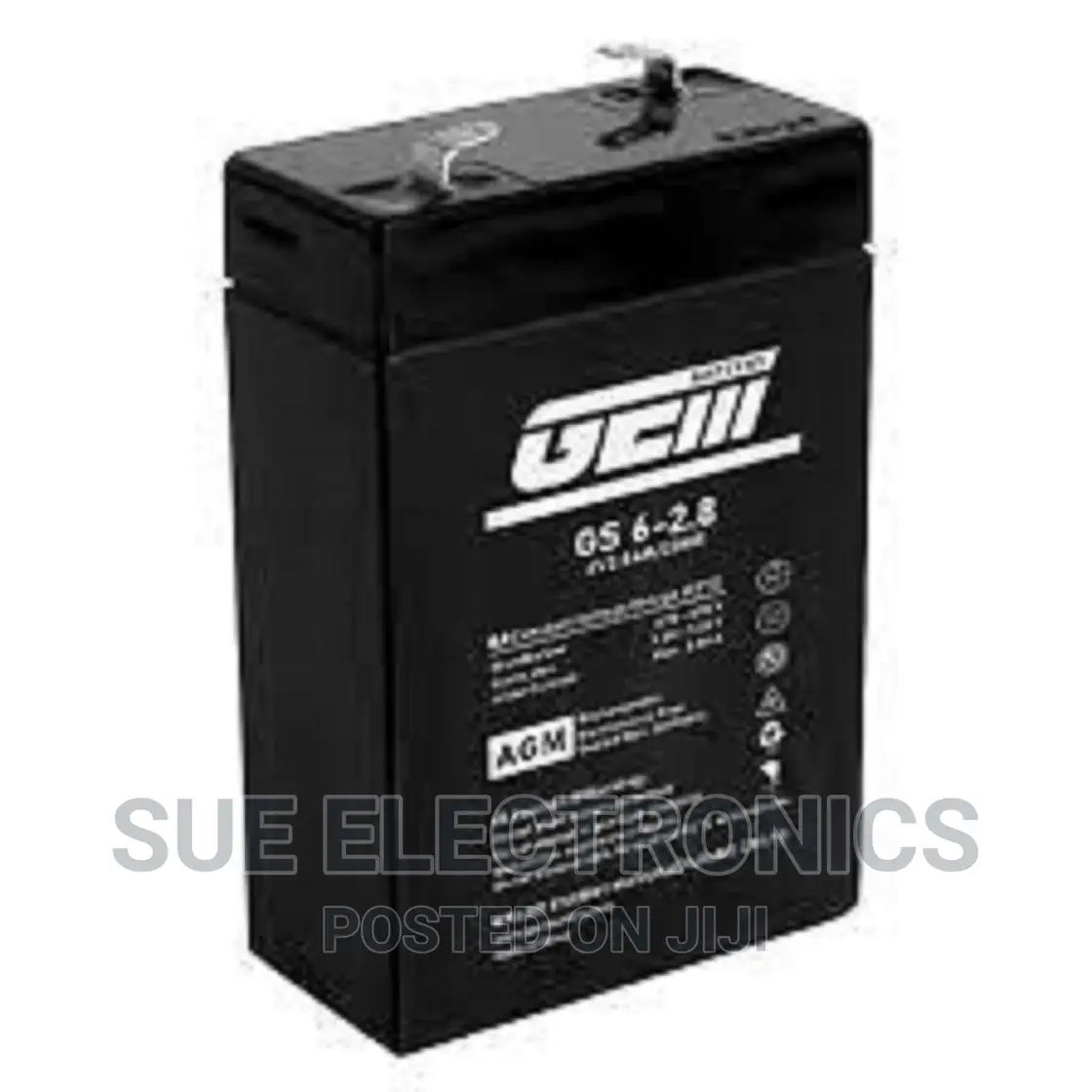 6volt 2.8 Ah Sealed Lead Acid Rechargeable Battery