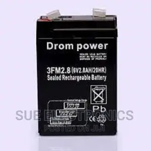 6v 2.8ah Maintenance Free Rechargable Battery