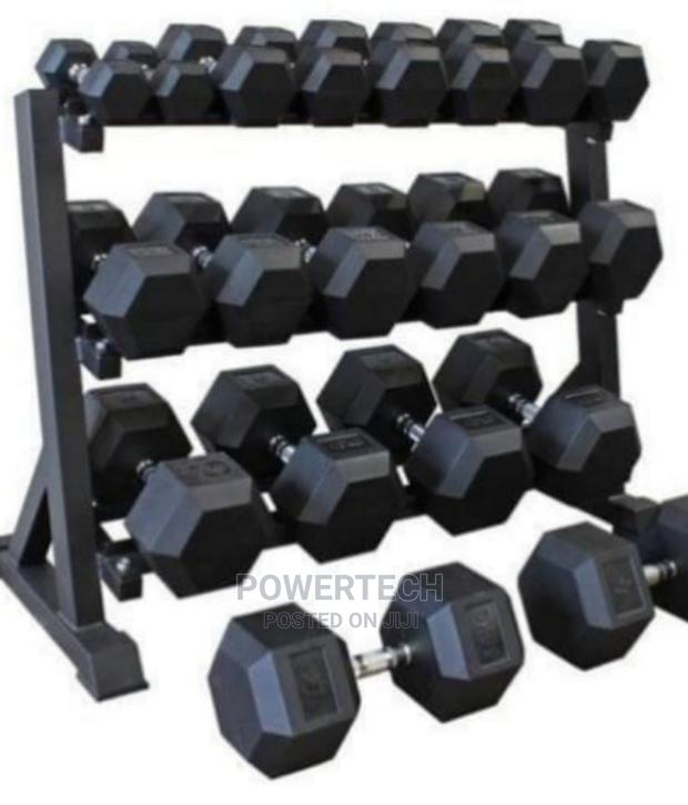 Hexagonal Dumbells ,5 Kg - main view