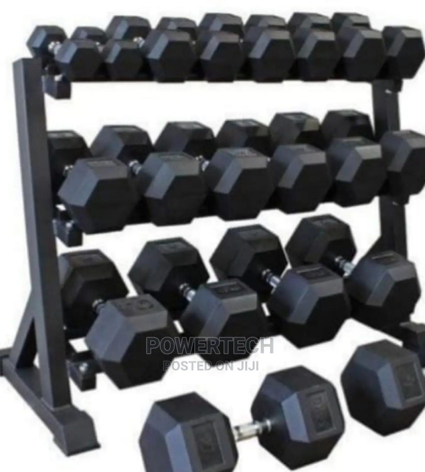 Hexagonal Dumbells 10kg !!