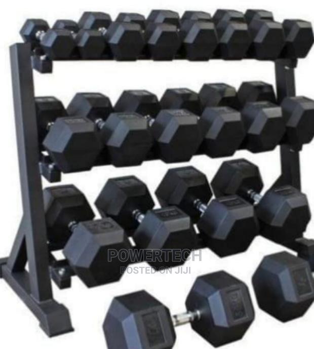 Hexagonal Dumbells 10kg !! - main view