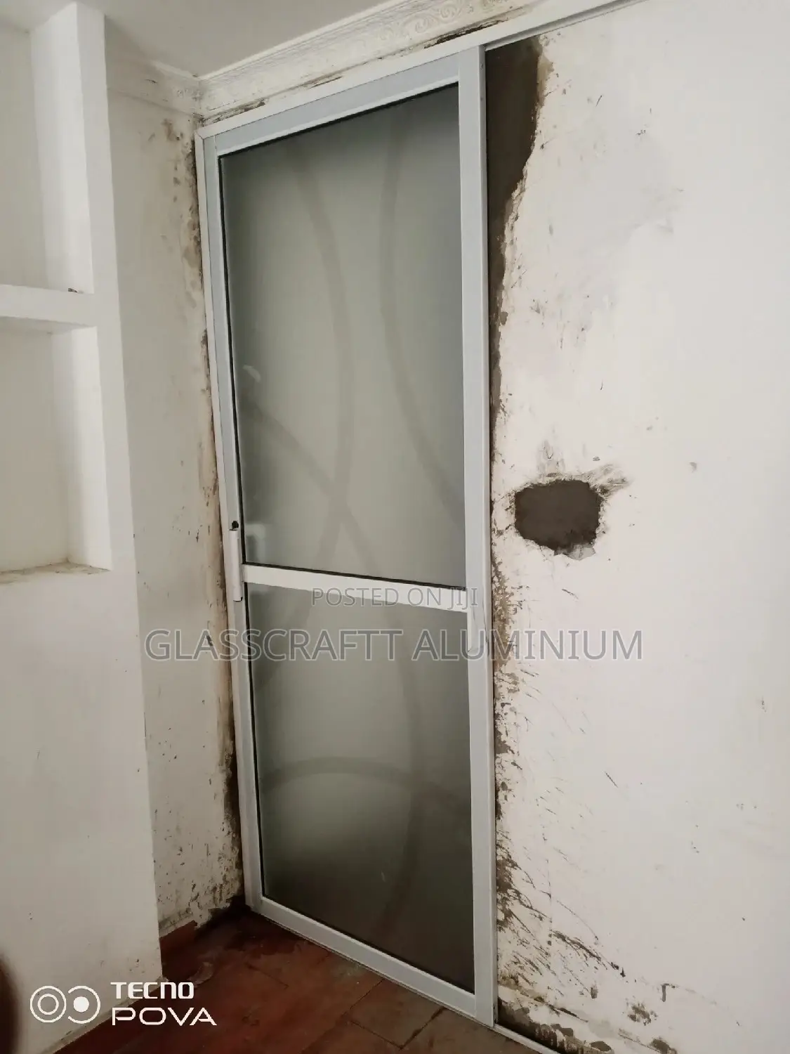 Single Sliding Aluminum Door