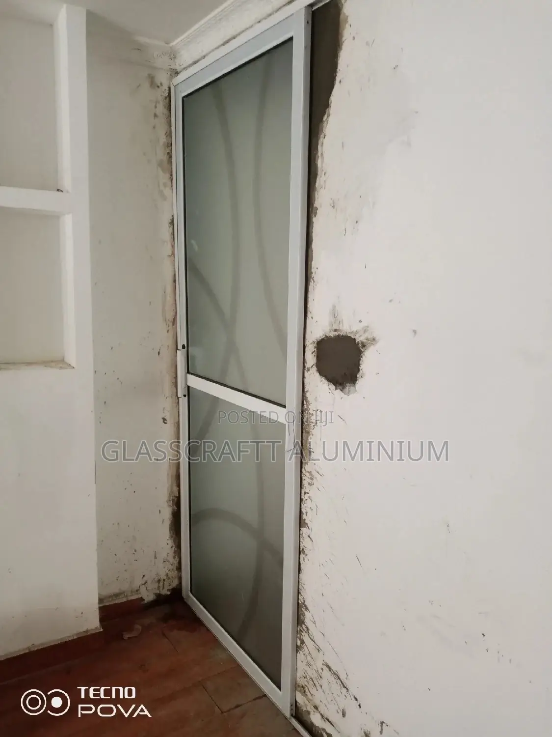Single Sliding Aluminum Door