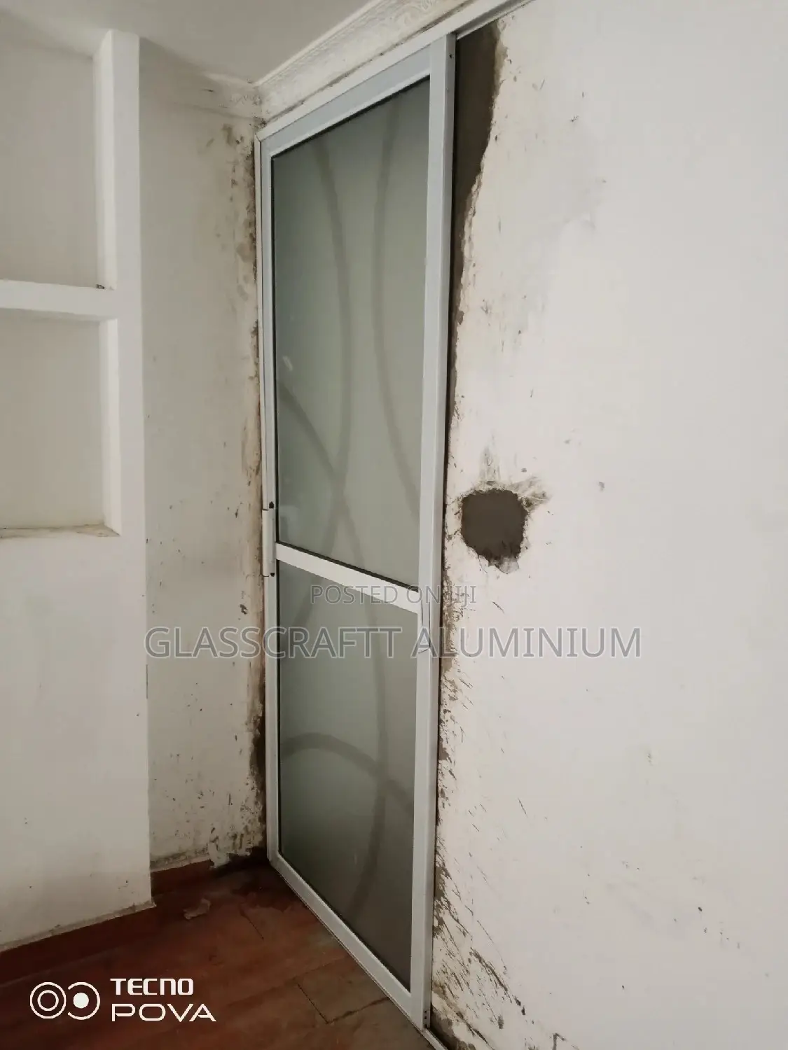 Single Sliding Aluminum Door