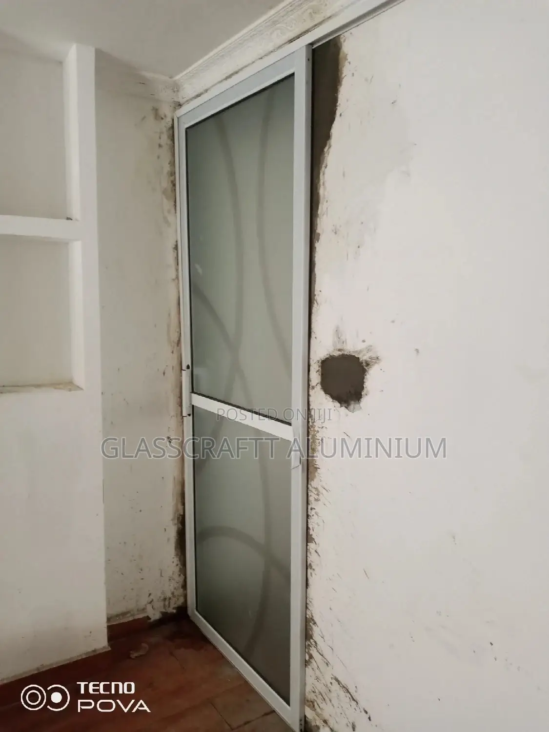 Single Sliding Aluminum Door
