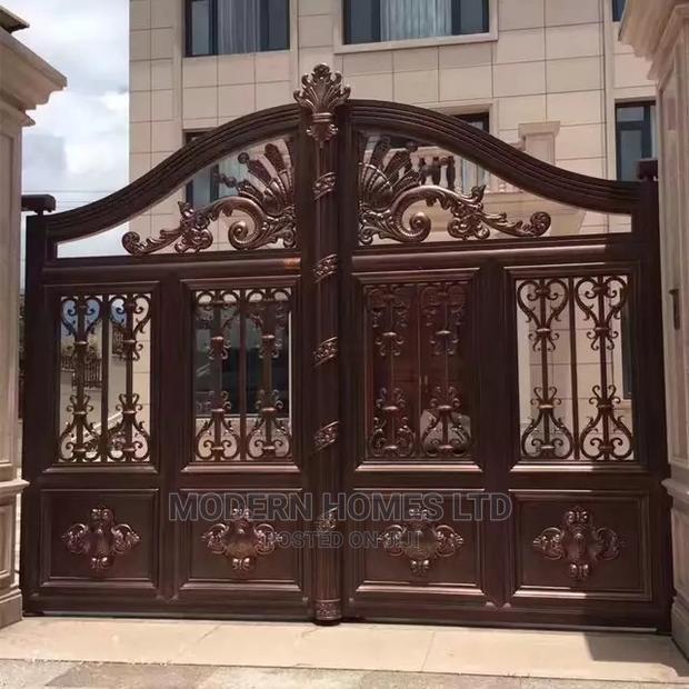 Modern Main Gate Designs Single Main Door Exterior - main view