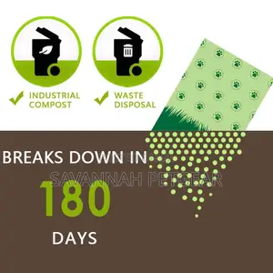 100% Biodegradable Dog Poop Bags Value Pack -8 Rolls (120 Pc