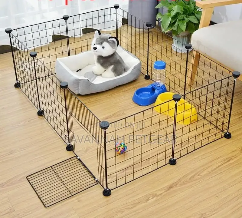 Pet Play Pen With Door for Dogs, Rabbits 10 Panels