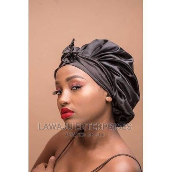 Satin Bonnet (Black) - main view