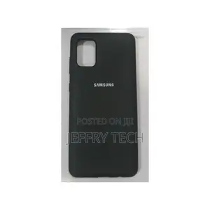 Samsung Galaxy A31 Silicone Back Case - Black