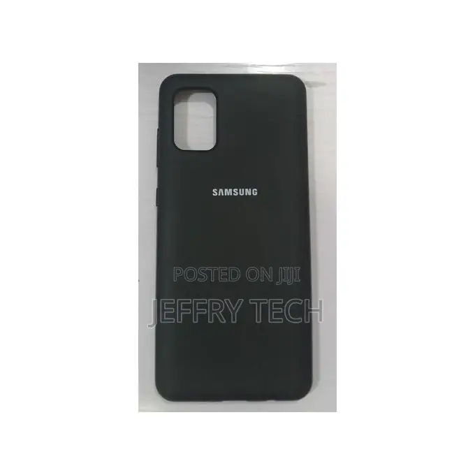 Samsung Galaxy A31 Silicone Back Case - Black