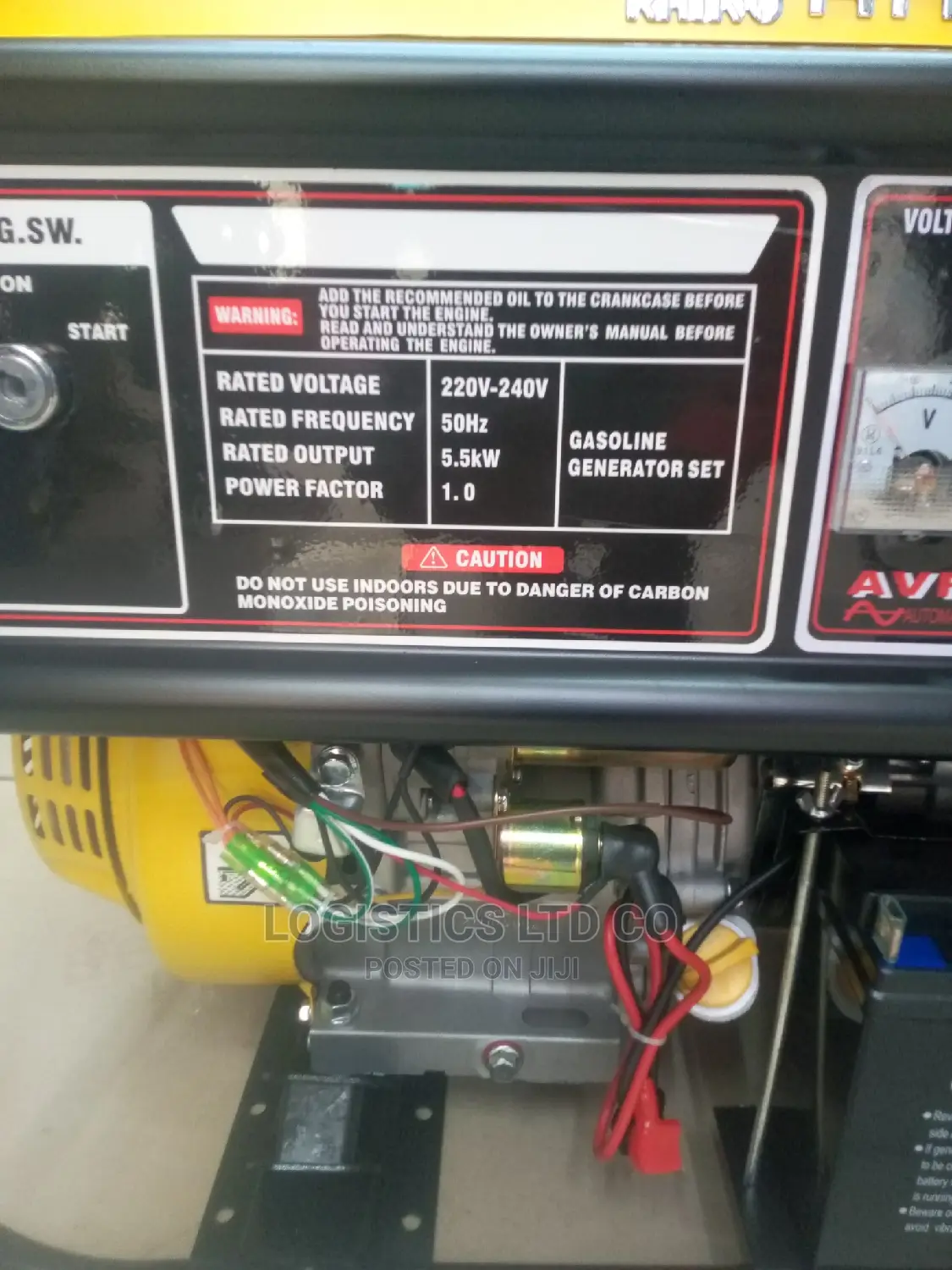 Rhino 5.5kw Petrol Generator (5.5KVA)