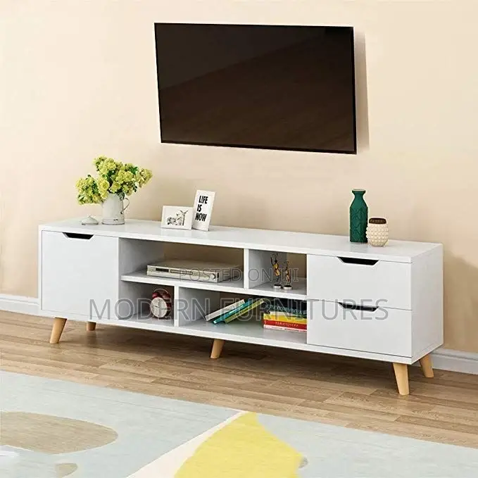 White Tv Stand/ Tv Stand