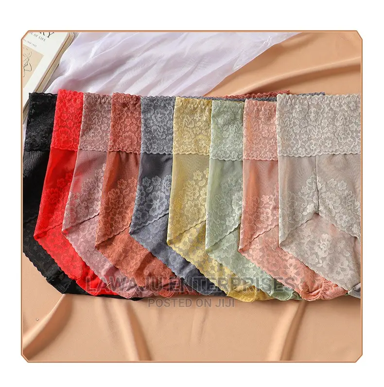 3pcs Lace Tummy Booty Panties (Hips 44-49)