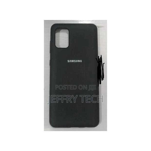 Samsung Galaxy A31 Silicone Back Case - Black - thumbnail 2