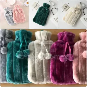 2l Plush Hot Water Bottle, Body Massage Heat Bag
