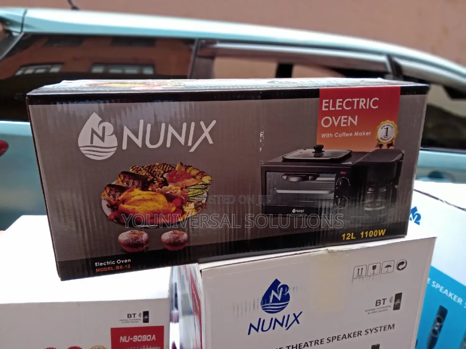 Nunix 3 in 1 Breakfast Maker With Electric Oven Coffee Maker