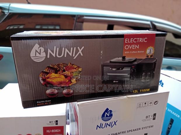 Nunix 3 in 1 Breakfast Maker With Electric Oven Coffee Maker