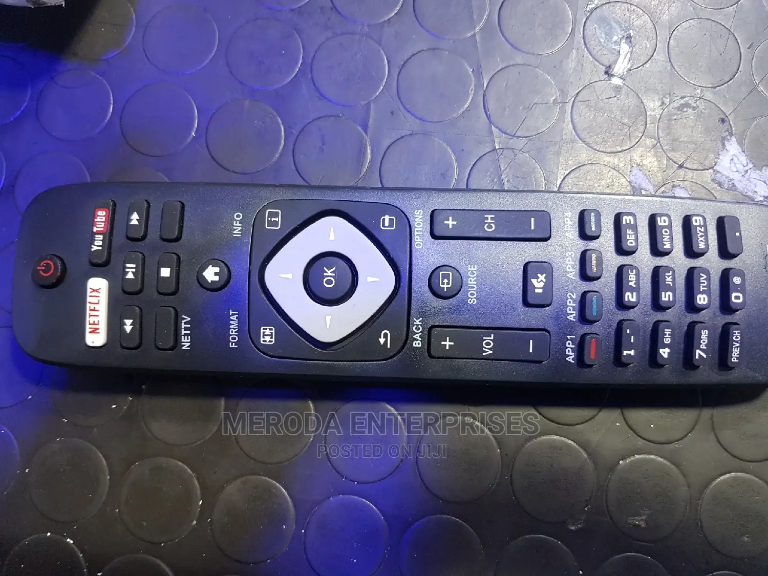 Phillips Tv Remote Black With Youtube