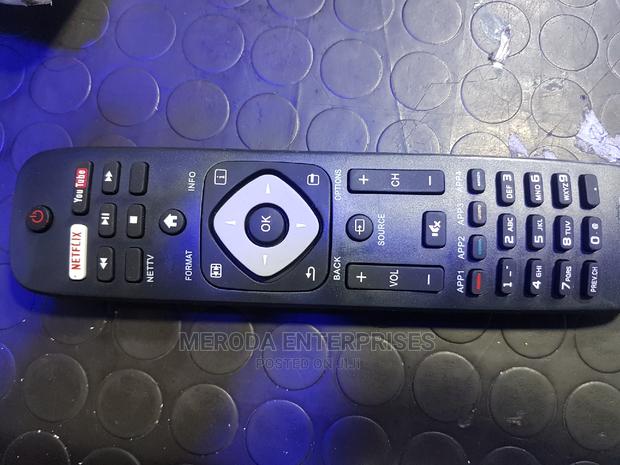 Phillips Tv Remote Black With Youtube - main view