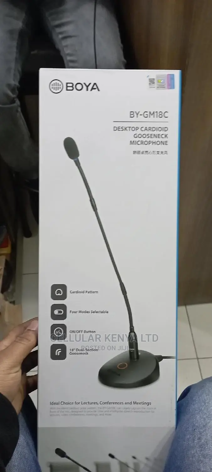 BOYA Desktop Cardioid Gooseneck Microphone
