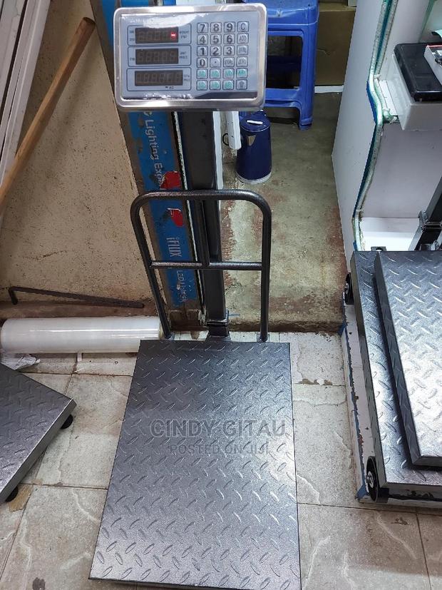 300kgs Digital Weighing Scale Big Base Witb Guard - thumbnail 2
