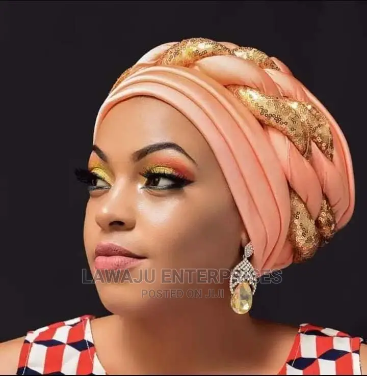 Ladies Stylish Gele Headwrap Turbans Bonnets