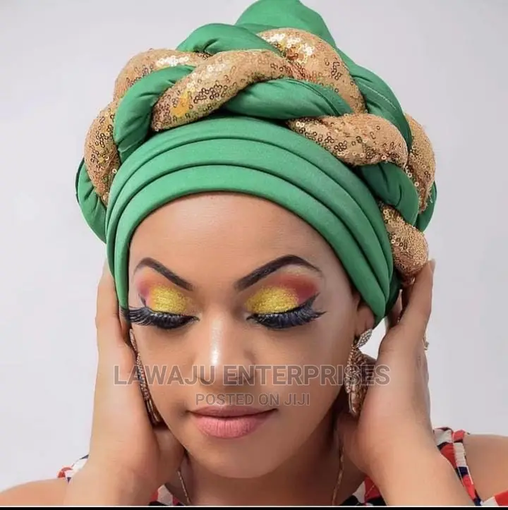 Ladies Stylish Gele Headwrap Turbans Bonnets