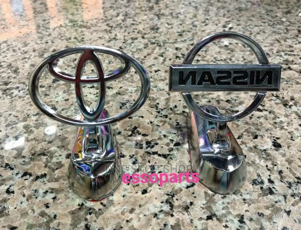 Nissan and Toyota Front Bonnet Stand Logo for Decor