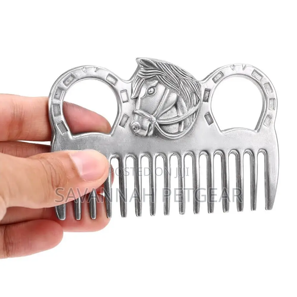 Mane Tail Grooming Aluminum Alloy Horse Comb