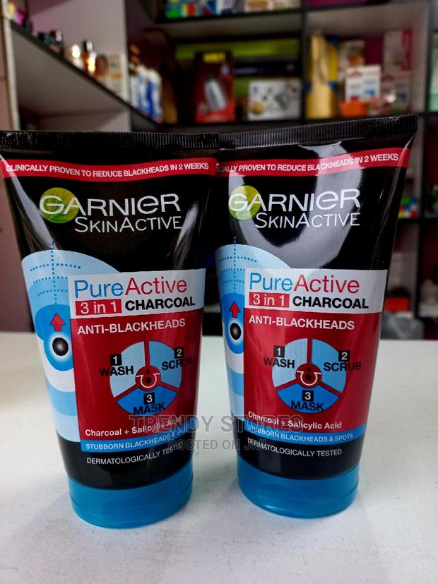 Garnier Skin Active Pure Active 3 in 1 Charcoal - main view