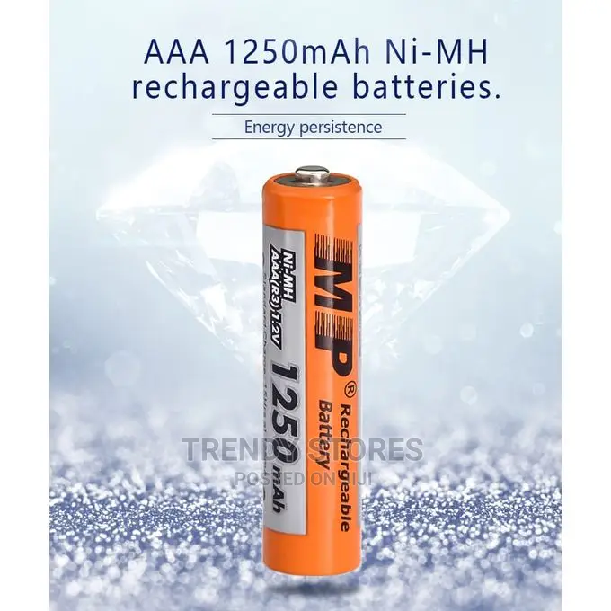 Multiple Power AAA 1.2V 1250mah Multiple Rechargeable Batter