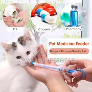 Pet Medicine Popper and Feeding Kit for Kittens and Puppies